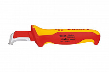 Нож Knipex KN-9855SB с пяткой для снятия изоляции от Водопад  фото 1