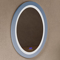 Зеркало Abber Stein AS6601Blau 60х80 см, для ванной с подсветкой, цвет голубой от Водопад  фото 1