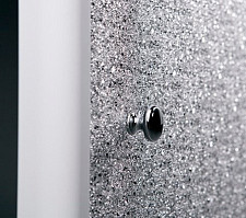 Экран под ванну A-Screen 2 дверцы, колотый лед 900-1200 мм, высота до 650 мм, белый / серый / черный профиль от Водопад  фото 2