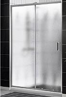 Душевая дверь Belbagno Uno-195-BF-1-130-CH-Cr, 1300х1950, стекло шиншилла, раздвижная, профиль хром от Водопад  фото 1