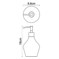 Дозатор для жидкого мыла WasserKRAFT Dinkel K-4699 от Водопад  фото 3
