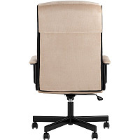 Кресло руководителя Stool Group TopChairs ST-DOMINGO спинка и сиденье песочная ткань Light-21, крестовина метал от Водопад  фото 5