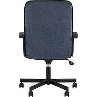 Кресло компьютерное Stool Group TopChairs ST-TRACER спинка и сиденье темно-синяя ткань Light-27, крестовина металл от Водопад  фото 5