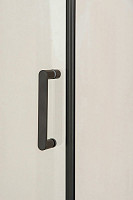 Душевое ограждение Orange E02-120tb 120х190 с раздвижной дверкой и профилем, черное от Водопад  фото 4