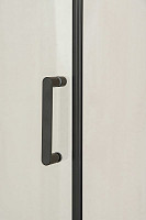 Душевой уголок Orange E23-12090tb 120х90 без поддона с раздвижной дверкой, черный от Водопад  фото 2