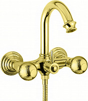 Смеситель для ванны и душа Cezares Aphrodite APHRODITE-V-03/24-M золото 24 карат от Водопад  фото 1