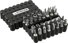 Набор специальных бит Stayer 26084-H33 с магнитным адаптером 33 шт. от Водопад  фото 1