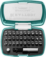 Набор специальных бит Kraftool Special-32 2610-H32 с адаптером 32 шт. от Водопад  фото 1