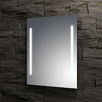 Зеркало настенное Evoform BY 2315 60x75 см, с 2-мя встроенными LED-светильниками, ИК-выключатель, Ledline от Водопад  фото 3
