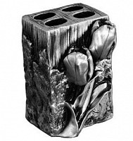 Подставка для зубных щеток Art&Max Tulip AM-0082B-T серебро от Водопад  фото 1