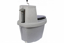 Торфяной туалет Rostok 206.1000.004.0 белый гранит от Водопад  фото 2