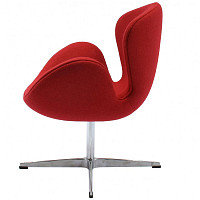 Кресло Bradex Swan Chair красный кашемир от Водопад  фото 3