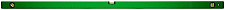Уровень FIT Техно 18125 3 глазка, зеленый корпус, фрезерованная рабочая грань, шкала 1500 мм от Водопад  фото 1