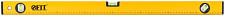 Уровень FIT Старт 18133 3 глазка, желтый корпус, фрезер. рабочая грань, магниты, шкала  800 мм от Водопад  фото 1