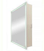 Зеркальный шкаф Континент Allure 550х800, Led подсветка; сенсорное включение; розетка левый/правый от Водопад  фото 2