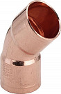 Уголок двухраструбный пайка Viega 10 мм 45*, для медных труб, медь