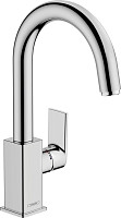 Смеситель для раковины Hansgrohe Vernis Shape 71564000 с донным клапаном, хром от Водопад  фото 1