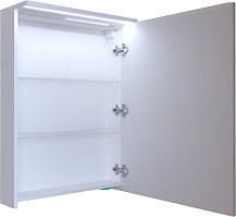 Зеркало-шкаф 1Marka Соната 60 Ц0000007617 1 дверь с подсветкой, Белый глянец от Водопад  фото 1