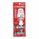 Комплект Valtec VT.046.NER.04 терморегулируюшего оборудования для радиатора прямой с переходом 1/2&quot; на «евроконус»