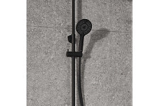 Лейка для душа Milardo Rora 4F ROR4FBRM18, черный матовый от Водопад  фото 2