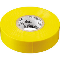 Изолента Navigator NIT-B15-20/Y 71105 ПВХ 15мм (рул.20м) желт. от Водопад  фото 1