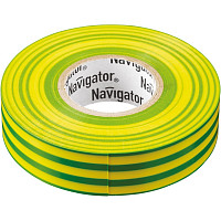 Изолента Navigator NIT-B15-20/YG 71108 ПВХ 15мм (рул.20м) жел/зел. от Водопад  фото 1