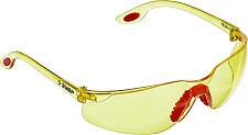 Защитные жёлтые очки Зубр Спектр 3 110316 широкая монолинза, открытого типа от Водопад  фото 1