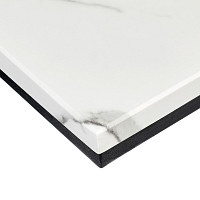 Придиванный столик Bradex Loft 50x30см, белый мрамор с черными ножками от Водопад  фото 5