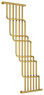 Полотенцесушитель водяной Сунержа Нега 03-0225-1710 1700х1000, золото