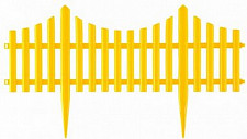 Забор декоративный Palisad "Гибкий", 65016 24х300 см, желтый от Водопад  фото 1
