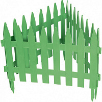 Забор декоративный Palisad "Рейка", 65005 28х300 см, зеленый от Водопад  фото 1