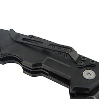Нож складной полуавтоматический Rexant Black 12-4905-2 от Водопад  фото 4