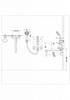 Смеситель для ванны с душем Bravat Fit F6135188CP-LB-RUS хром от Водопад  фото 3
