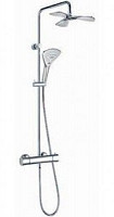 Душевая система Kludi Dual Shower System 6709605-00 с термостатом, хром от Водопад  фото 1