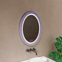 Зеркало Abber Stein AS6601Violett 60х80 см, для ванной с подсветкой, цвет фиолетовый от Водопад  фото 2