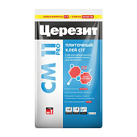 Клей для керамогранита и керамической плитки для пола и стен Церезит CM11 PRO (5 кг) от Водопад  фото 1