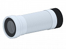 Гофрированная раздвижная фановая труба Ани-пласт K738R D110 L395-1115 мм, с черной манжетой