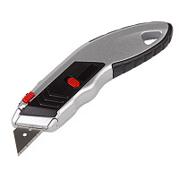 Нож Rexant 12-4953 с трапециевидным лезвием Профи, мгновенно заменяемое лезвие от Водопад  фото 1