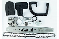 Насадка на УШМ Sturm! AGCS16-01 цепная пила от Водопад  фото 3