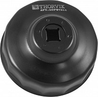 Съемник масляных фильтров "чашка" Thorvik AOFW7614, 14-граней, 76 мм от Водопад  фото 1