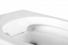 Унитаз подвесной Abber Bequem AC1103 безободковый, с сидением микролифт, белый глянец от Водопад  фото 4