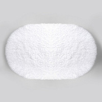 Коврик для ванны WasserKraft Dill Bright White 60х100, микрофибра, термопластичная резина от Водопад  фото 1