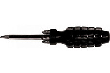Отвертка 5 CrV бит FIT 56245, черная усиленная ручка с антискользящей накладкой от Водопад  фото 2