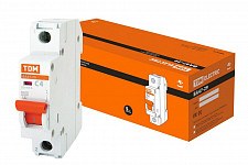 Автоматический выключатель Tdm ВА47-29 SQ0206-0068, 1Р, 4 А, 4,5 кА х-ка С от Водопад  фото 1