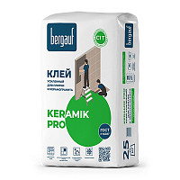 Клей усиленный для плитки Бергауф Керамик Про / Керамик Про С1 Т 25 кг от Водопад  фото 1