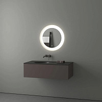 Зеркало настенное Evoform BY 2623 60х60 см с LED-подсветкой, сенсорный выключатель, Ledshine от Водопад  фото 2