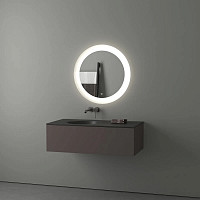 Зеркало настенное Evoform BY 2625 80х80 см с LED-подсветкой, сенсорный выключатель, Ledshine от Водопад  фото 2