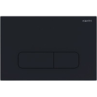 Кнопка смыва Акватек Evolution new KDI-0000017, прямоугольные клавиши, черная матовая, пластик от Водопад  фото 1
