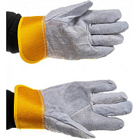 Комбинированные спилковые перчатки Gigant Ангара от Водопад  фото 5