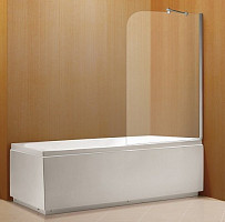 Шторка для ванны Avek Fort D 1000х1500, прозрачное стекло, профиль хром от Водопад  фото 1
